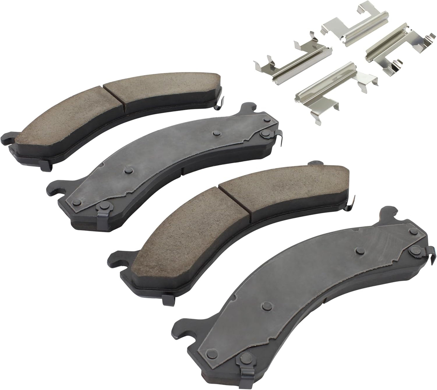 Premium Ceramic Rear Brake Pads (1001-0909C) Compatible with 2001-2013 Chevrolet/GMC (Sierra 3500/Sierra 3500 Classic/Sierra 3500 HD/Silverado 2500/Silverado 3500 & More)