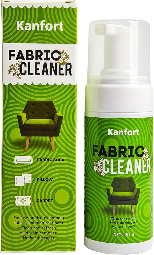 Upholstery Dry Cleaning Foam – No-Rinse Fabric Cleaner for Sofas, Couches & Car Seats, Quickly Lifts Stains & Dirt, Safe for Households with Kids & Pets, Easy-to-Use for Fresh & Spotless Furniture