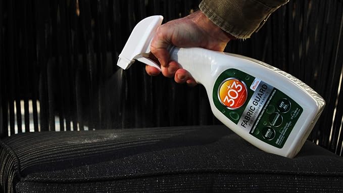 303 Products Fabric Guard – Water Repellent & Stain Shielding Fabric Spray, Safe for All Outdoor Upholstery, Easy to Use, Manufacturer Recommended Protectant Spray, 1 Gallon