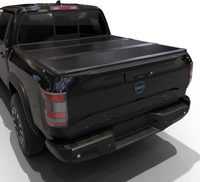 Hard Folding Truck Bed Tonneau Cover Compatible with 2005-2026 Nissan Frontier 5ft Bed (60")