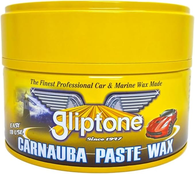 Gliptone Carnauba Paste Wax, Easy-To-Use for Car & Marine, Maximum Surface Protection and Superior Shine