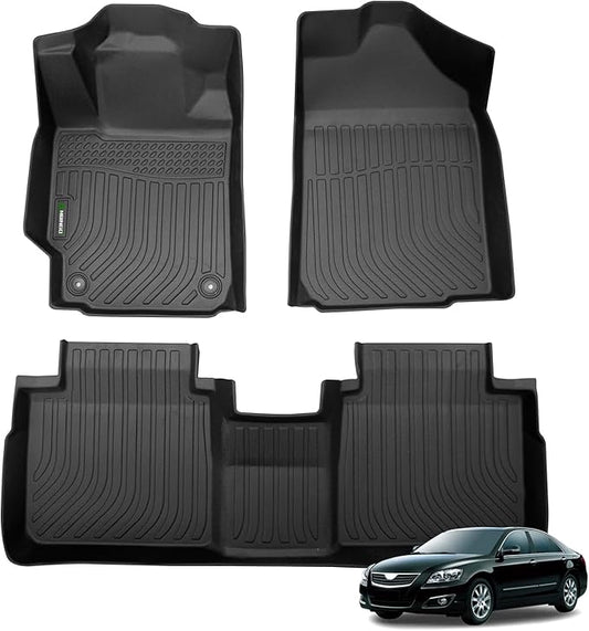 ANBINGO®-Floor Mats for Toyota Camry 2007-2011,Car Mats for Camry All Weather Floor Mats TPE Protection Front & Rear Row Waterproof Camry 2007-2011 Floor Liners Accessories