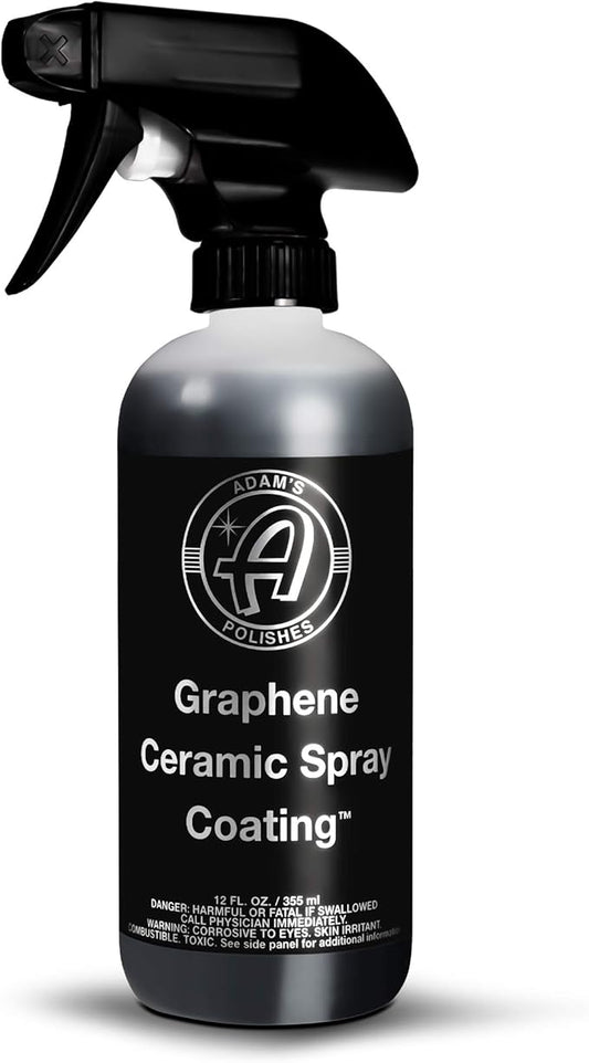Adam's Polishes Graphene Ceramic Spray Coating - Sprayable Graphene Oxide Ceramic Coating for Cars, Boats, RV's & Motorcycle | Adds Extreme Gloss, Depth, Shine & Protection