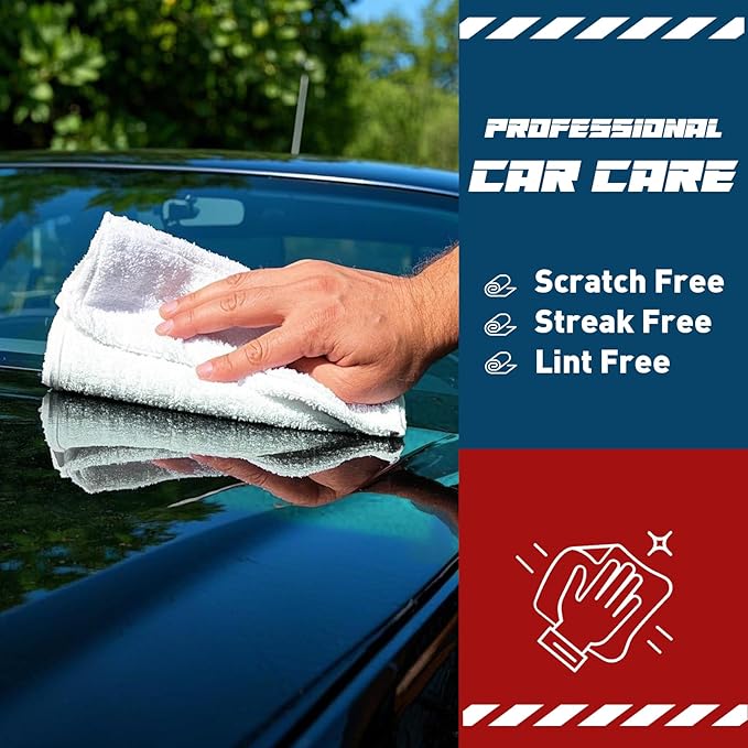 Microfiber Cleaning Cloths-400 Pack, Microfiber Towels Bulk, Towels for Cars, Cleaning Rags White (12x12 inches)