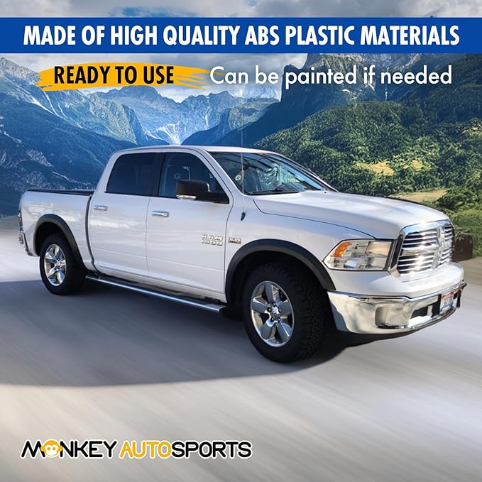 Dodge Ram 1500 Factory/OE Design Fender Flares. 2009-2018 Models. Set of 4