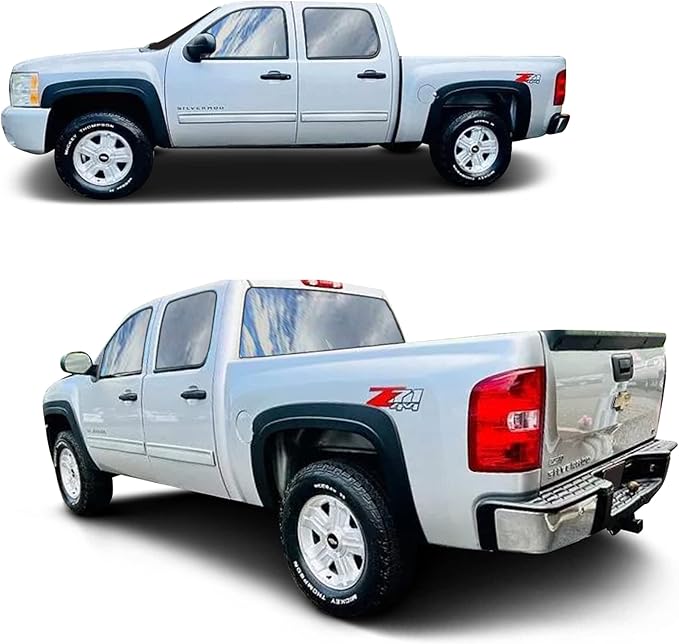 Factory/OE Design Fender Flares for 2007-2013 Chevrolet Silverado. Set of 4 (Short Bed (5'8") Models) | DOES NOT FIT ANY GMC TRUCKS
