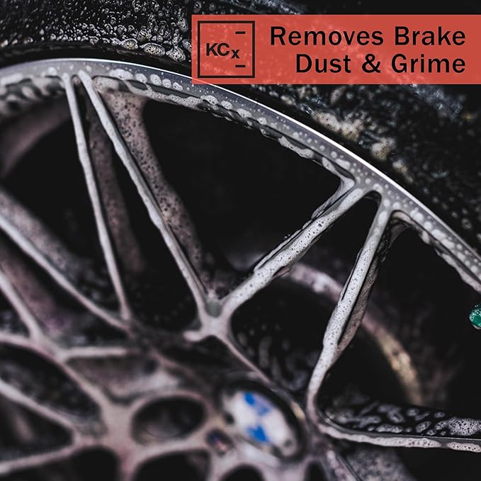 KOCHCHEMIE Magic Wheel Cleaner - Powerful Rim and Rim Well Cleaner; Acid Free, Dissolves Iron Particles Using Visible Red Discoloration, Excellent Adhesion and Viscosity (500 milliliters)