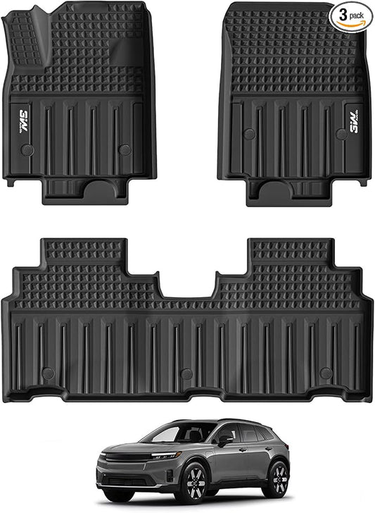 Floor Mats for Honda Prologue/Chevrolet Blazer EV 2026-2024 & Cadillac Lyriq 2026-2023 All Weather TPE Custom Fit Floor Liners Cover Protector for Honda Prologue Accessories, Black