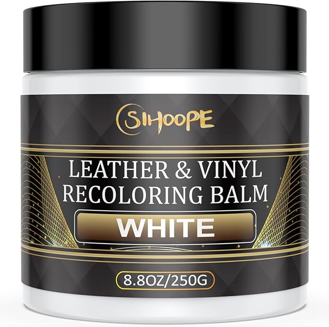 2025 New Advanced Leather Recoloring Balm,White Leather Repair Kit for Furniture,Leather Dye Filler,Couch Paint and Repair,Leather Color Restorer for Couches,Leather Scratch Remover for Car Interior