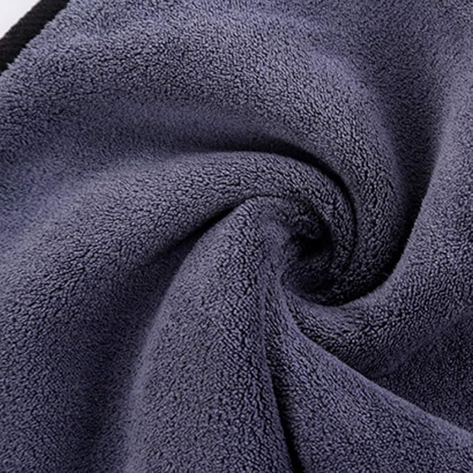Large Microfiber Drying Towel for Car, Great Thick Soft Plush Towels, 36 x 24inches 800GSM Thickness, Quality, Washable, Absorbency No Scratch Lint Free Drying Towel (36 x 24inches,Grey-Green,1pack)