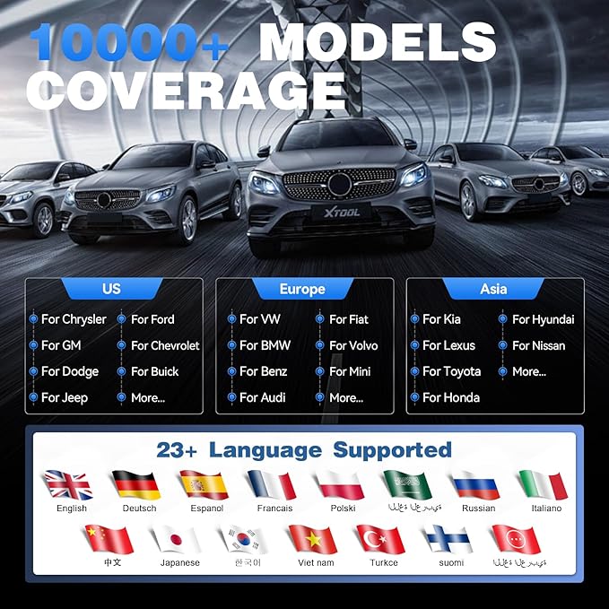 XTOOL Anyscan A30D OBD2 Scanner Diagnostic Tool Wireless, Bidirectional Scan Tool with Lifetime Updates & 19 Resets, Crank Sensor Relearn, Full System Diagnostics, Car Code Reader for iPhone/Android