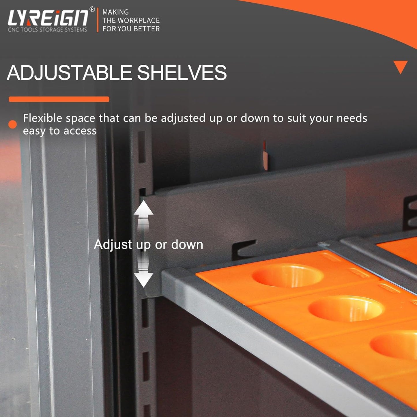 CNC Tool Storage Rack Organizers, Large Capacity CNC Tool Storage Cabinet with Lock, Suitable for Various Types of CNC Tool Holder Keeper for Warehouse Workshop