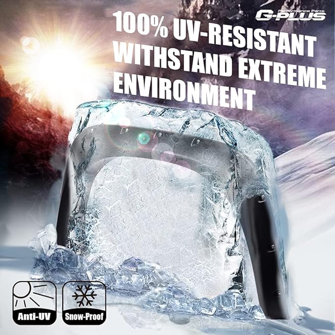 G-PLUS Fender Flares Pocket Rivet Style Wheel Cover Compatible with 2002-2008 Dodge Ram 1500/2003-2009 Ram 2500 3500 (Fleetside Models Only)