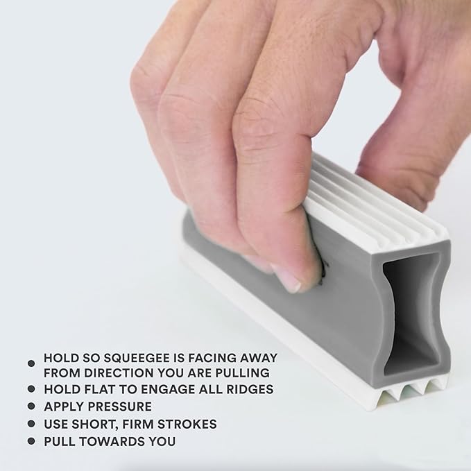 FurDozer Pet Hair Remover & Auto Detailing Tools - Cat & Dog Hair Remover for Carpets, Car Interiors, Couches, Bedding, & Pet Furniture (Gray, X3 PRO - 5" Long)