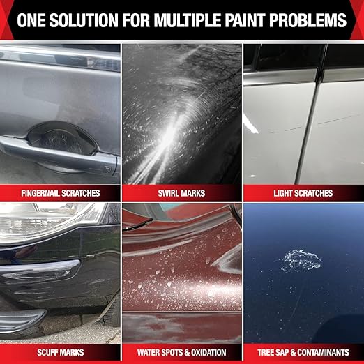 Car Scratch Remover - Ultimate Scratch and Swirl Remover Wax for Vehicles, Polish Paint Repair, Buffers Polishers Kit, Scratches Rubbing, Automotive Shine Scratcher