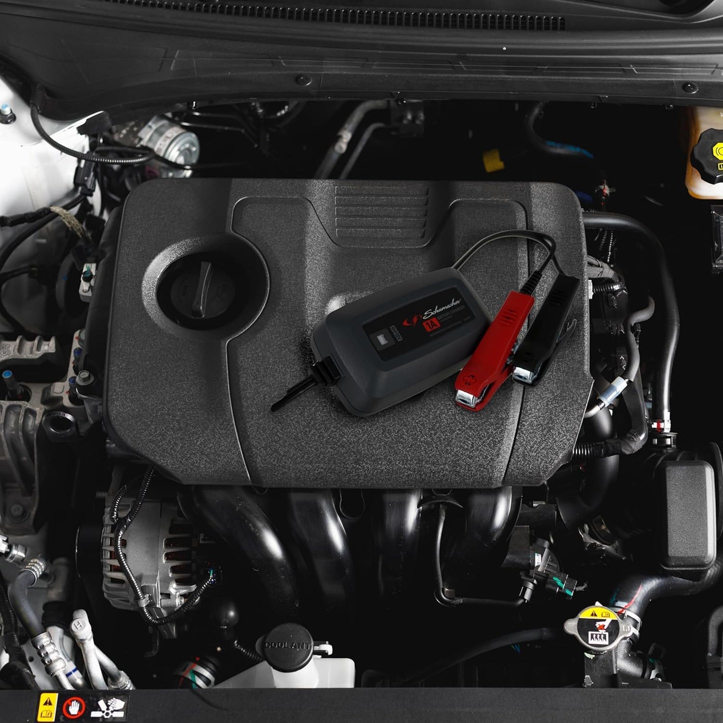 Schumacher Electric 6V / 12V Fully Automatic Battery Charger & Maintainer for Car, Motorcyle, Lawn Mower & Power Sports Batteries - 1A Fully Automatic - with Multi-Stage Charging - SC1586