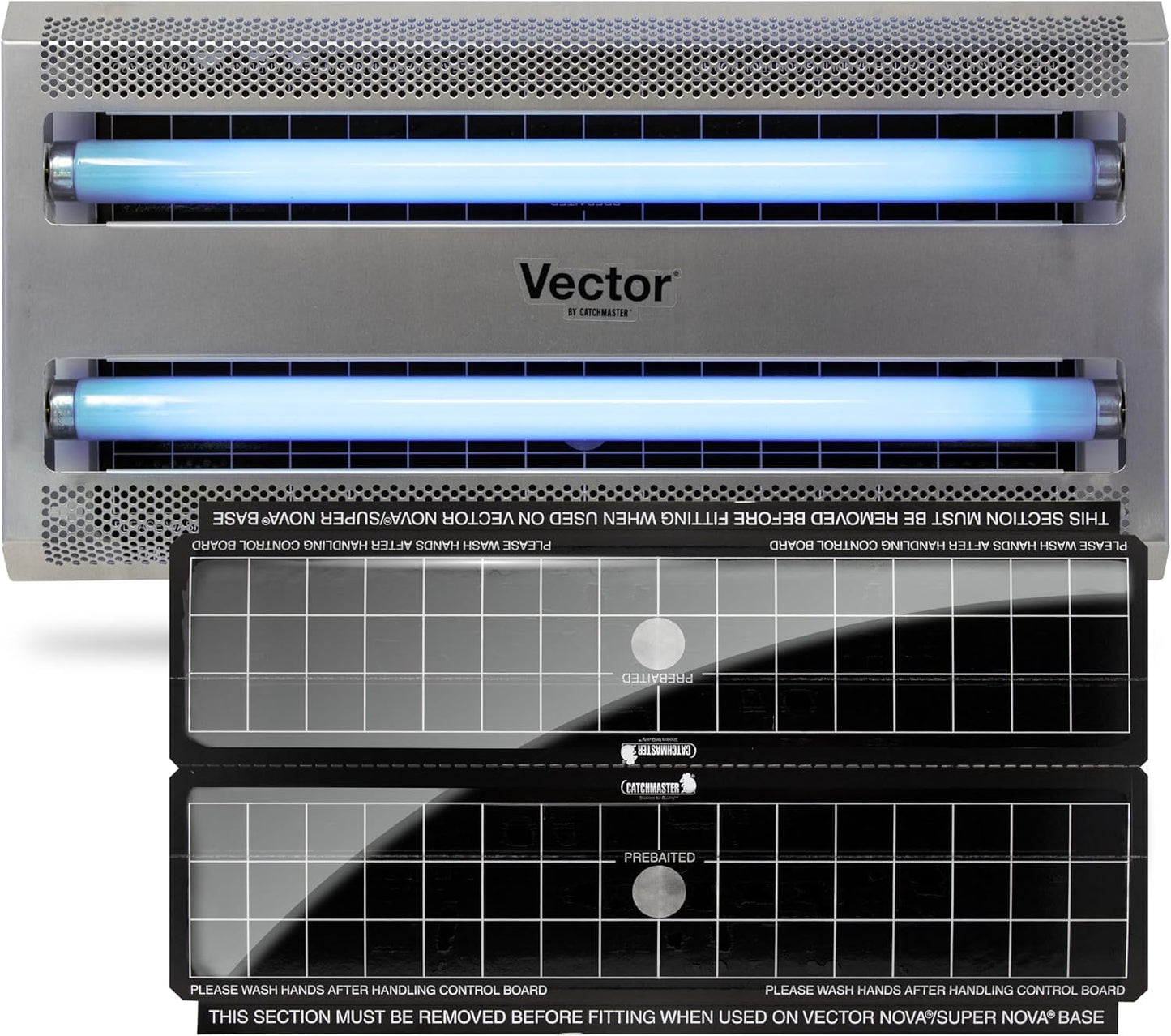 Catchmaster Vector 30, UV Light Fly Traps Indoor for Home, Electric Gnat Traps for House Indoor, Shatterproof Bulbs UV Lamp Fly, Insect & Mosquito Killer, Silent Bug Light for Kitchen, Shed, Garage