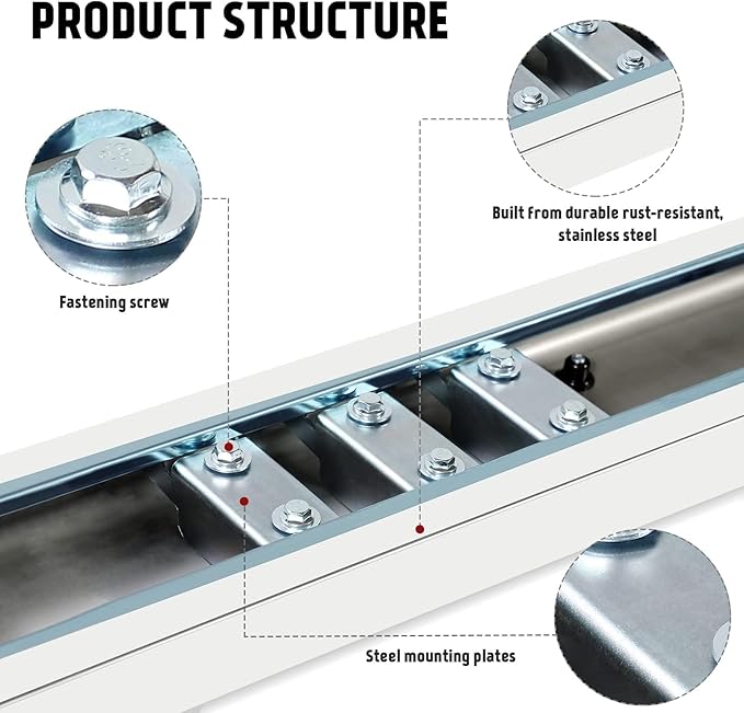 PZ 6" Double Cab Running Boards Compatible with 2019-2025 Chevy Silverado/GMC Sierra 1500, 2020-2025 for 2500HD 3500HD Mirror Stainless Steel Side Step Nerf Bar