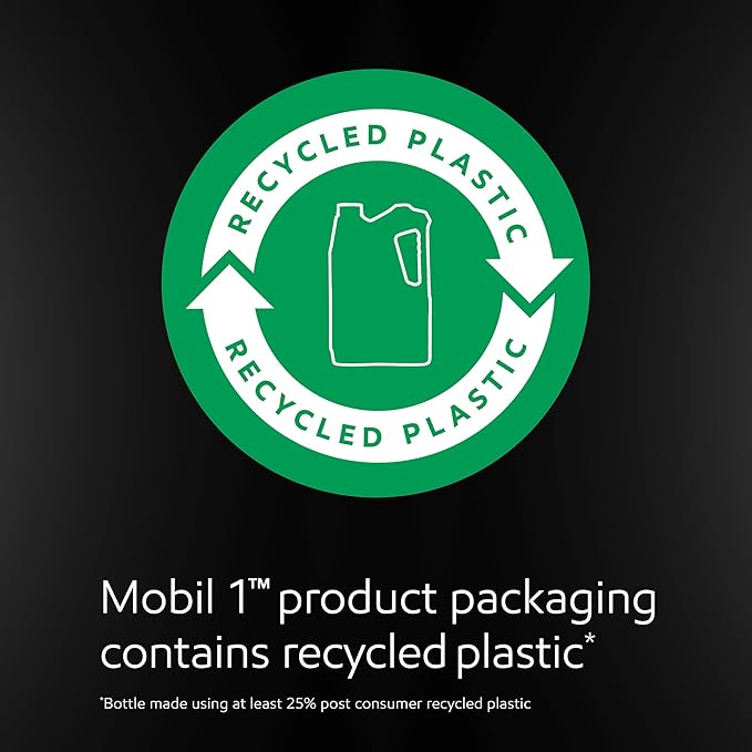 Mobil 1 High Mileage Full Synthetic Motor Oil 10W-40, 5 Quart