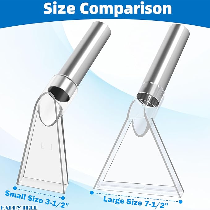 Happy Tree Hand Tool with Large 7-1/2" Clear Head for Upholstery & Carpet Cleaning, Turn Wet-Dry Vac into an Extractor, Detailing Wand Extractor Vacuum Cleaner