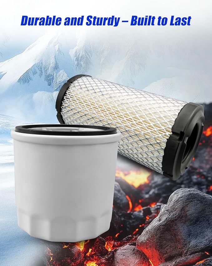 ULZOZN Filter Kit Fit for LS Tractor MT125, Oil Fuel Hydraulic Oil Filter Replace 11930535150 40358122 40049450 40195621 40220109