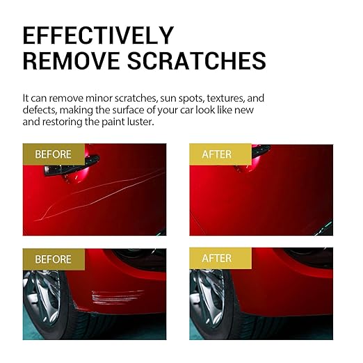 Scratch Remover for Vehicles, Upgrade Car Scratch Remover for Deep Scratches, Car Paint Scratch Repair Scratch Remover Kit with Wipe and Sponge (2pc) ﻿