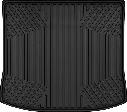 OEDRO Cargo Mat Fit for 2015-2025 Ford Edge, TPE Custom Fit All Weather Protection Edge Cargo Trunk Liner, Black