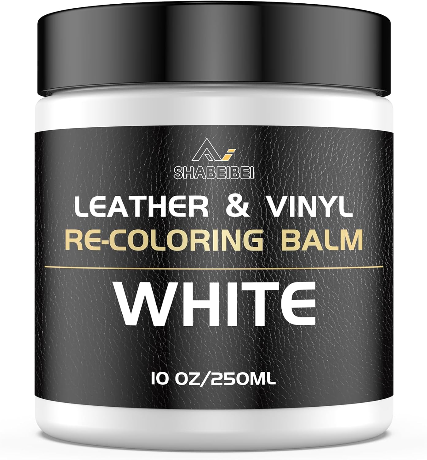 Leather Recoloring Balm,10oz Leather Color Restorer Leather Repair Kit for Furniture Car Leather Scratch Remover, White Leather Color Restorer for Couches,Leather Dye Paint for Faded