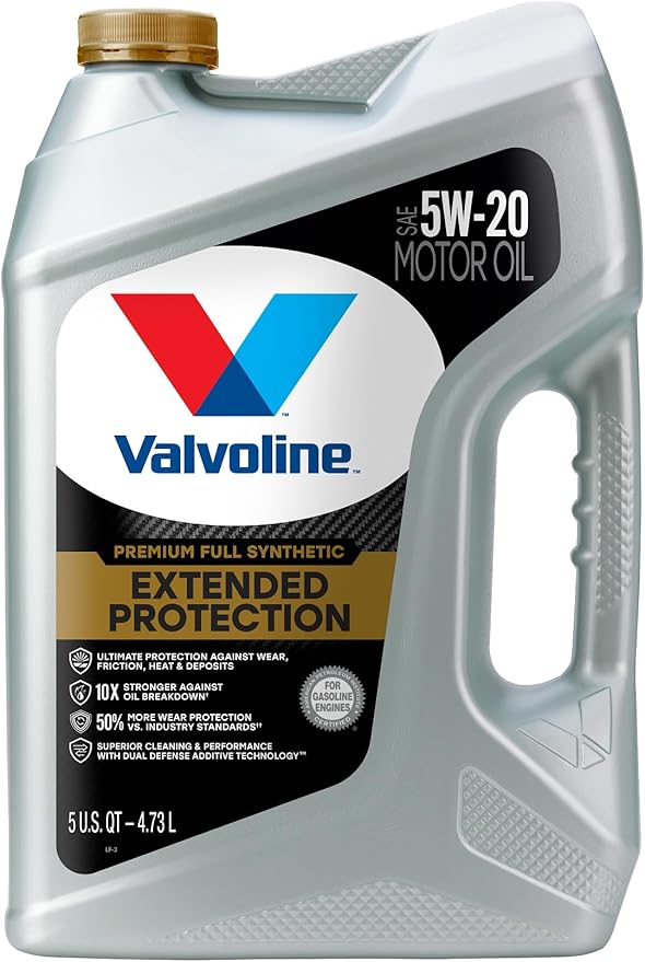 Valvoline Extended Protection Full Synthetic 5W-20 Motor Oil 5 Quart