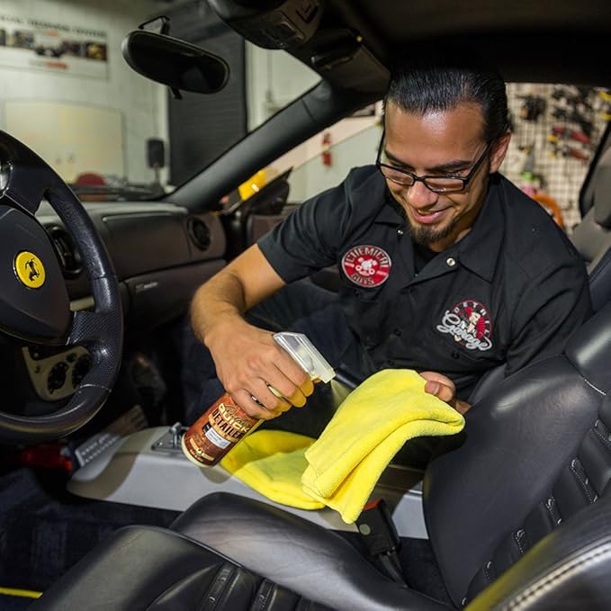 Chemical Guys Leather Quick Detailer - 16 oz Interior Cleaner and Conditioner for Natural, Synthetic, Pleather, and Faux Leather - Safe for Car Seats, Furniture, Apparel, Shoes, and Boots