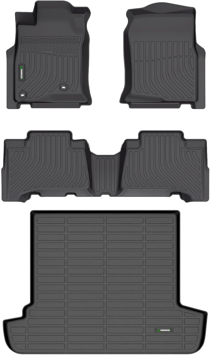 ANBINGO®Floor Mats Fit for Toyota 4Runner(5 Seats) 2003-2009 & Cargo Liner All Weather Mats for Toyota 4Runner TPE Car Mat Rugs for 4Runner Rubber Trunk Carpet for 4Runner Automotive Accessories