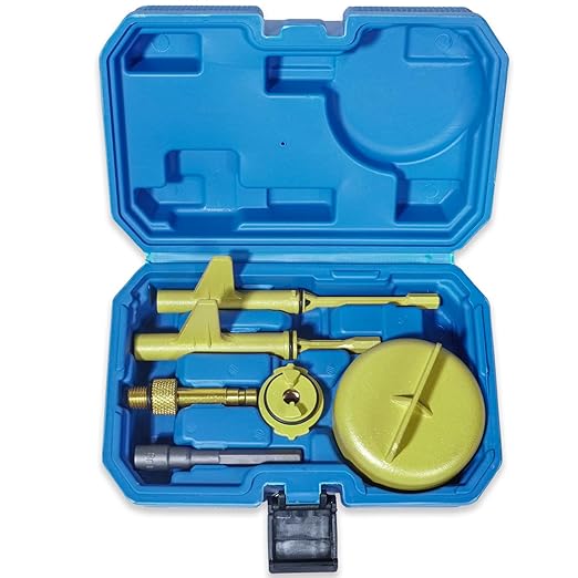 6 Piece 9-Speed Transmission Oil Filling & Draining Tool Compatible with Mercedes-Benz 725.0 9G-Tronic 8-Speed 9-Speed Gearboxes, Metal Transmission Fluid Change Kit with M12x1.5 ATF Adapter