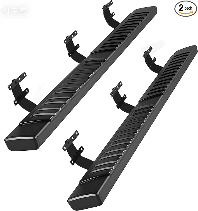 PZ 6" Running Boards for 2026 Dodge Ram 1500 Crew Cab New Body Style Black Aluminum Alloy Side Step Nerf Bar(NOT FIT 2026 Ram 1500 Classic)