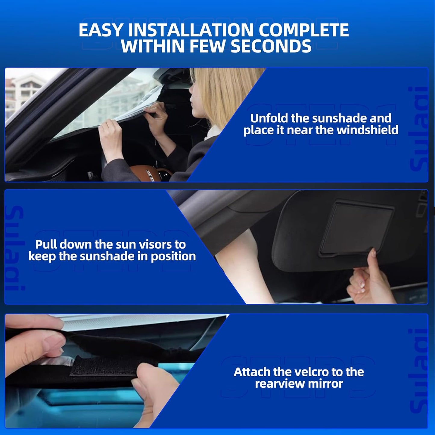 Windshield Sun Shade for Ch-evro-let Colorado 2023-2025 2026 Foldable Sunshade Custom Fit Front Window Car Interior Accessories Protector Blocks UV Rays