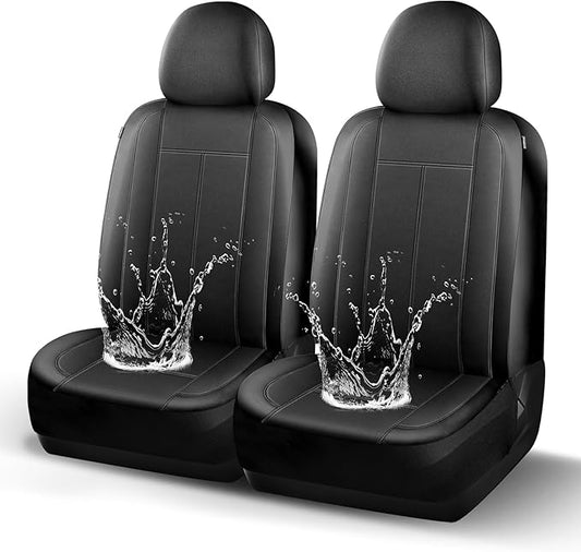 Neoprene Waterproof Seat Covers, Composite EVA Car seat Covers, Car Seat Covers Front Seats Airbag Compatible,Durable Universal Automotive Comfort for Most Cars,Trucks,SUVs(Black 816)