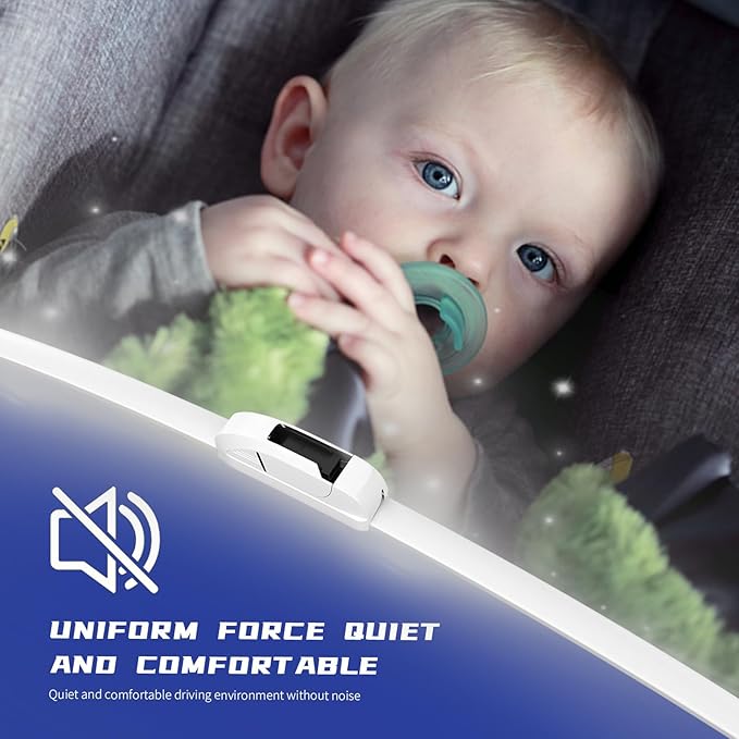 OEM QUALITY 26" + 22" Premium All-Seasons Durable Stable And Quiet White Windshield Wiper Blades (Set of 2)