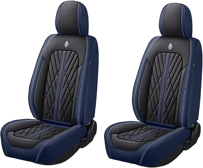 Universal Fit Waterproof Breathable Nappa Leather Automotive Vehicle Car Seat Covers Set Cushion Protector for Sedan SUV