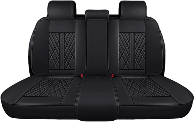 Universal Fit Waterproof Breathable Nappa Leather Automotive Vehicle Car Seat Covers Set Cushion Protector for Sedan SUV