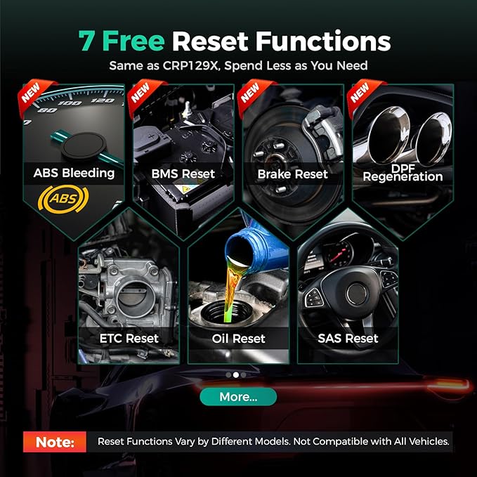 2025 LAUNCH OBD2 Scanner CRP123X Elite V2.0(Upgrade of CRP129X), 7 Reset Scan Tool, FCA SGW, Multi-System Car Scanner, Cloud Report, Lifetime Free Update CRP123X Diagnostic Tool, Battery Test, AutoVIN