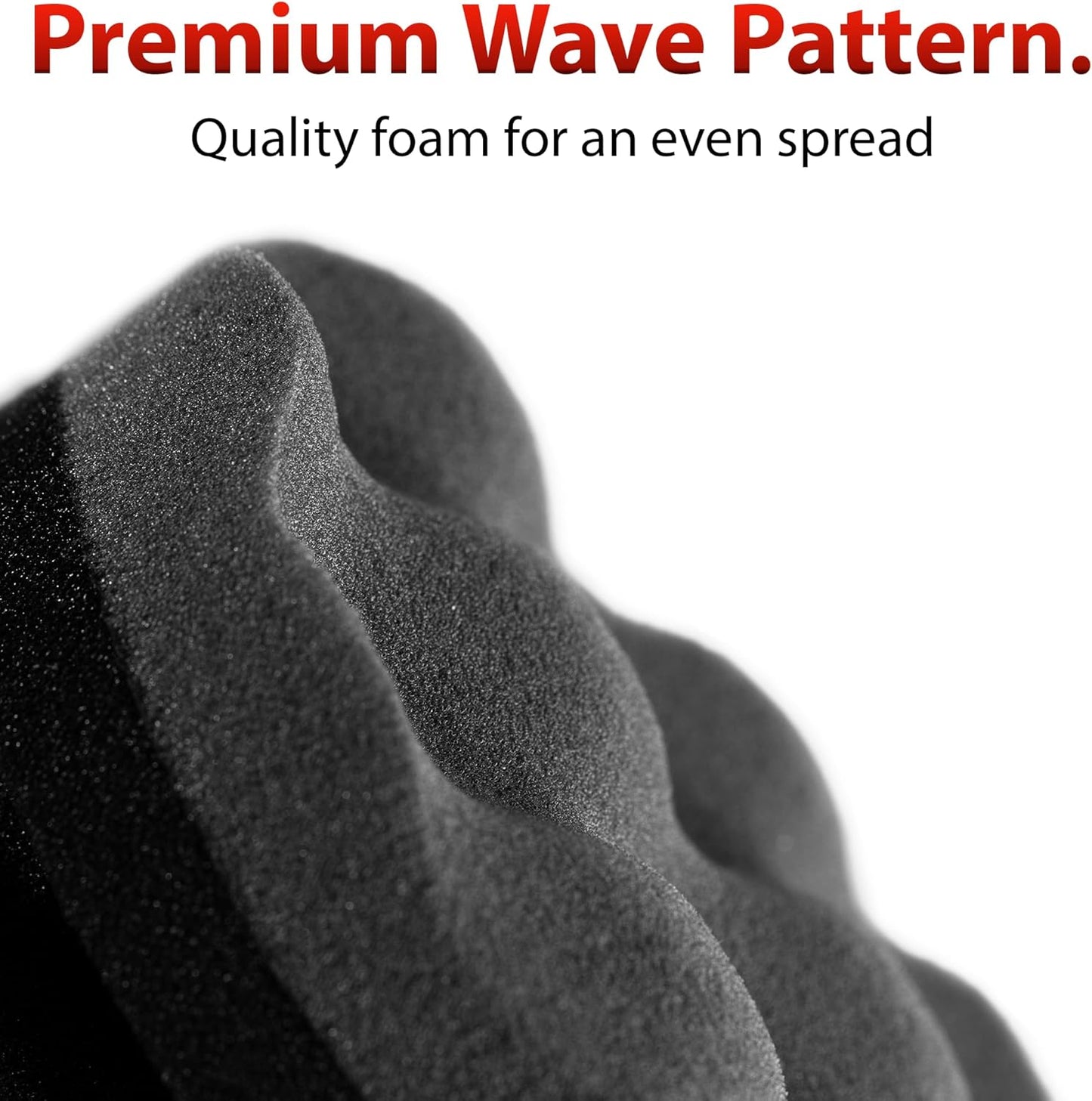 Adam's Polishes Pro Tire Hex Grip Applicator (3 Pack) - Tire Shine Car Detailing Foam Sponge Tool|Car Cleaning Supplies After Car Wash Tire Cleaner | for Vinyl Rubber & Trim Accessories-Wheel Cleaner