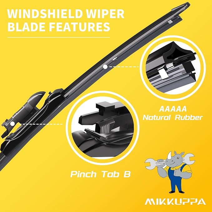 MIKKUPPA 24"+21" Windshield Wipers - Replacement for 2012-2017 Buick Enclave, 2012-2017 Chevrolet Chevy Traverse - All Season Wiper Blades, Pack of 2