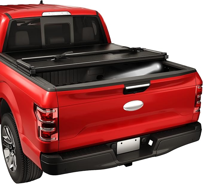 Hard Tri-Fold Truck Bed Tonneau Cover Replacement for 2015 2016 2017 2018 2019 2020 20212 2022 2023 2024 Chevy Colorado/GMC Canyon 6.2FT Bed Fleetside