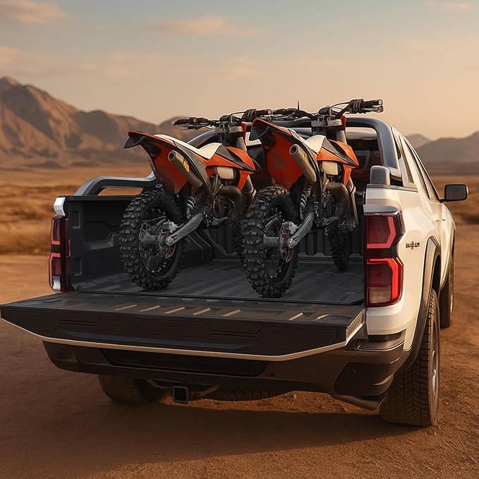 Bed Mat 5FT for Chevy Colorado/GMC Canyon 2026 2025 2024 2023, All Weather TPE Heavy Duty Truck Mat Rear Bed Liner Cargo Mat for 2026 2025 Chevrolet Colorado Accessories