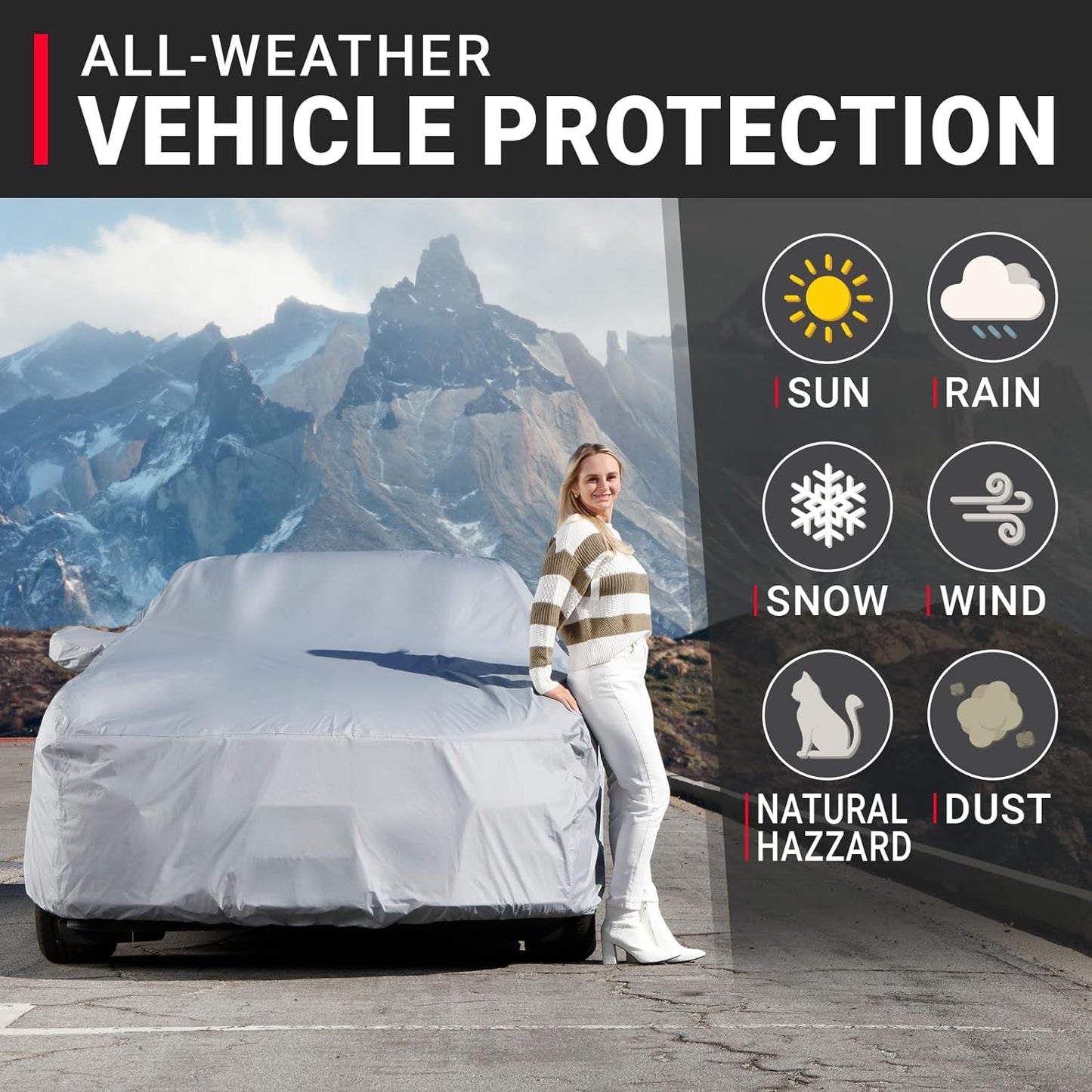 iCarCover Premium Car Cover for 1997-2016 Porsche Boxster Heavy Duty Waterproof All Weather Automobiles Custom Fit Indoor Outdoor UV Snow Protection Covers with Straps and Bag
