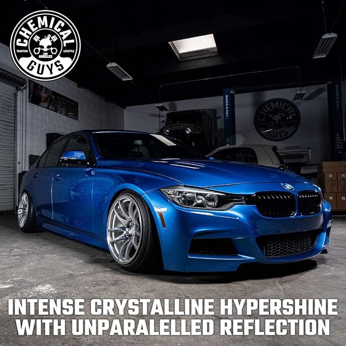 Chemical Guys HydroSlick Intense Gloss SiO₂ Ceramic Coating HyperWax - High Shine and Long-Lasting Protection, Safe for Cars, Trucks, SUVs, Motorcycles, RVs, and More - 16 oz