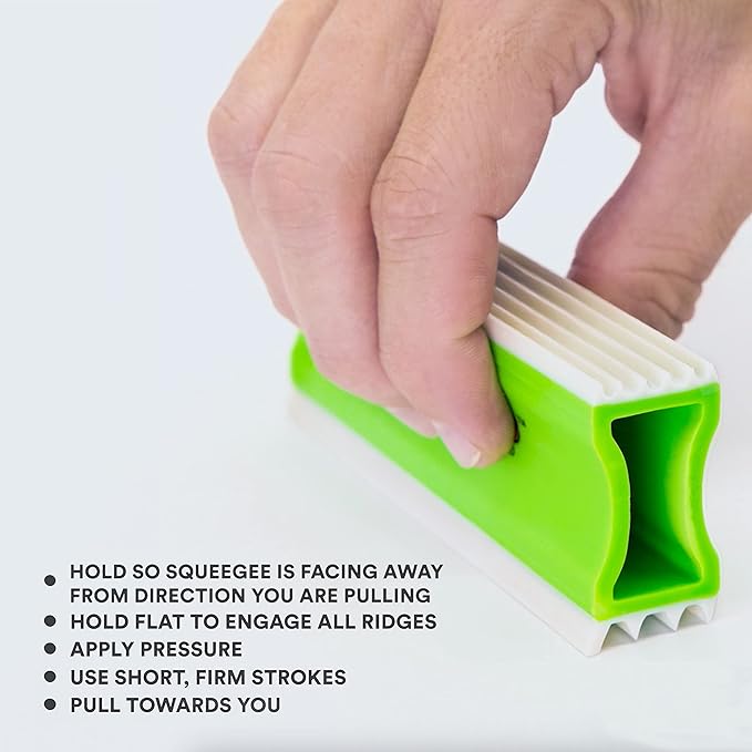 FurDozer Pet Hair Remover & Auto Detailing Tools - Cat & Dog Hair Remover for Carpets, Car Interiors, Couches, Bedding, & Pet Furniture (Green, X3 PRO - 5" Long)