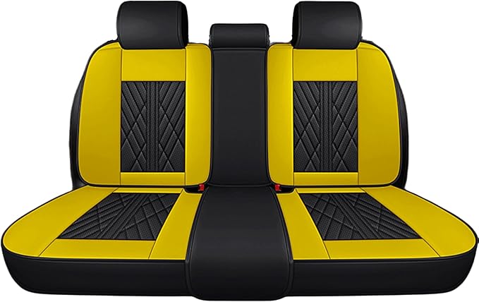 Universal Fit Waterproof Breathable Nappa Leather Automotive Vehicle Car Seat Covers Set Cushion Protector for Sedan SUV