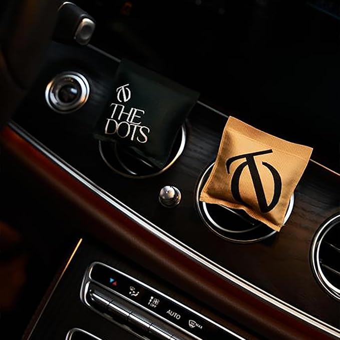 THEDOTS Series 3 Pack Fabric Car Vent Clips Gift Set, 3 Scents, Long-Lasting Scent, Luxury Car Air Fresheners, Universal Clips for SUV Sedan