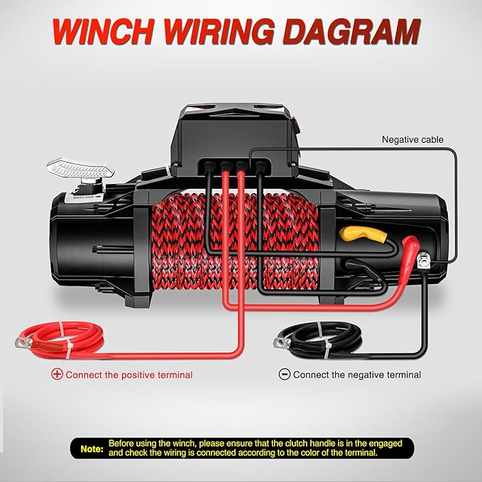 Nilight 12000lbs Electric Winch 12V Waterproof IP68 for Trailer Jeep ATV UTV Truck SUV Towing Portable Winches with Synthetic Rope 3-IN-1 Smart Remote