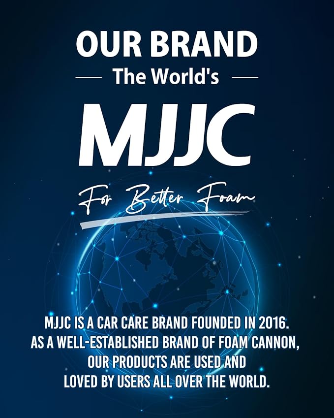 MJJC Foam (64 fl oz) Ultimate Snow Foam Car Wash Soap Specialized Car Shampoo for Foam Cannon and Pressure Washer, Safe for Cars (pH Neutral, 10x Concentrated) (Refreshing cider aroma)